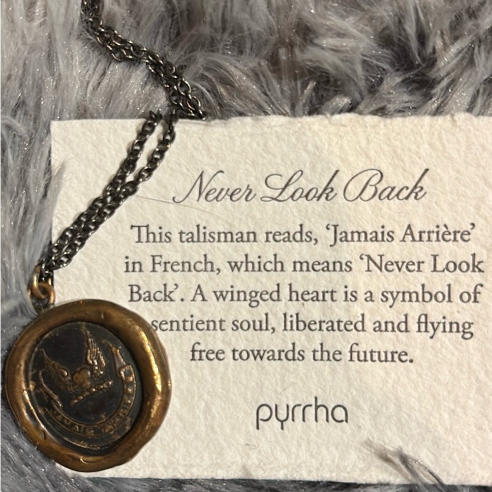 Pyrrha Winged Heart Talisman Necklace